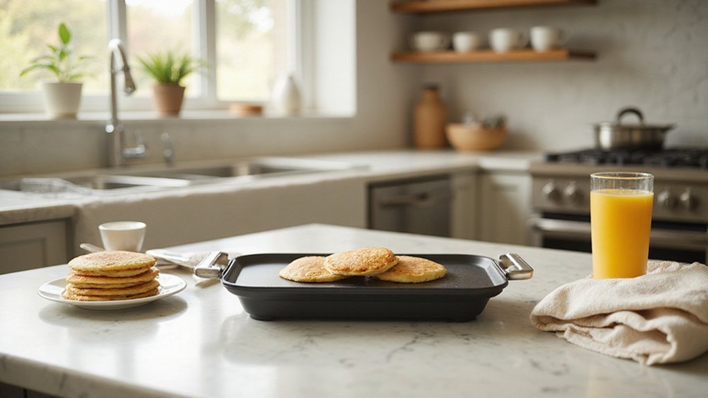 electric griddles with warmers