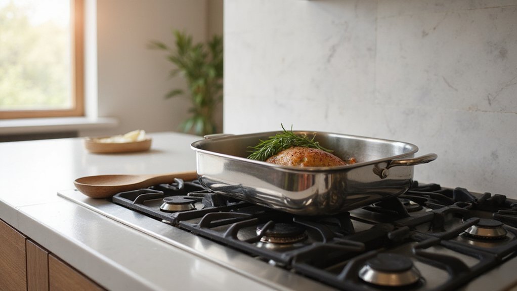 roasting pan stove use