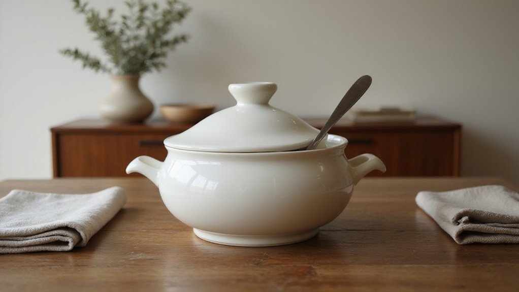 top white soup tureen selection